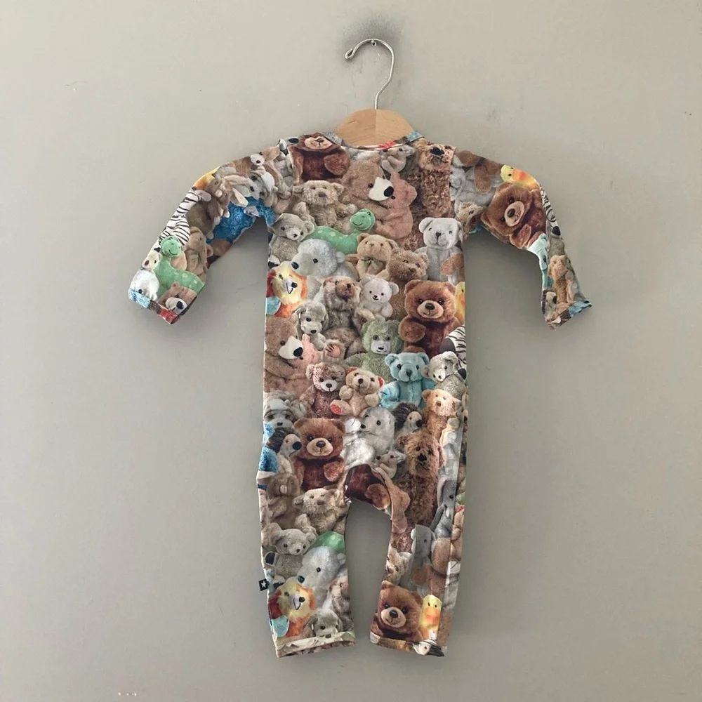 $34 ADD ON molo teddy pajama romper 6M Zara Janie and Jack Rylee + Cru Baby‎ Gap